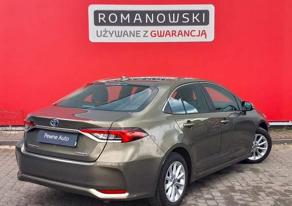 Toyota Corolla cena 100780 przebieg: 44511, rok produkcji 2022 z Myszyniec małe 326